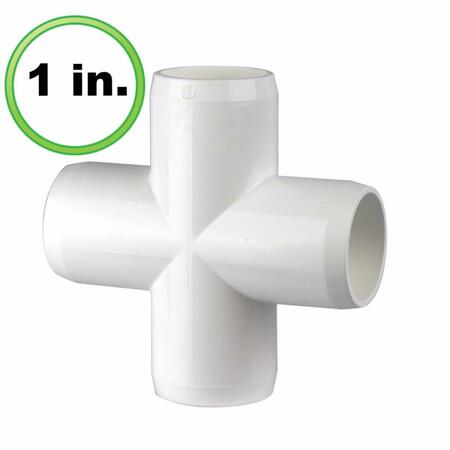 CIRCO 1 in. 4-Way x PVC Fitting Cross 133-F